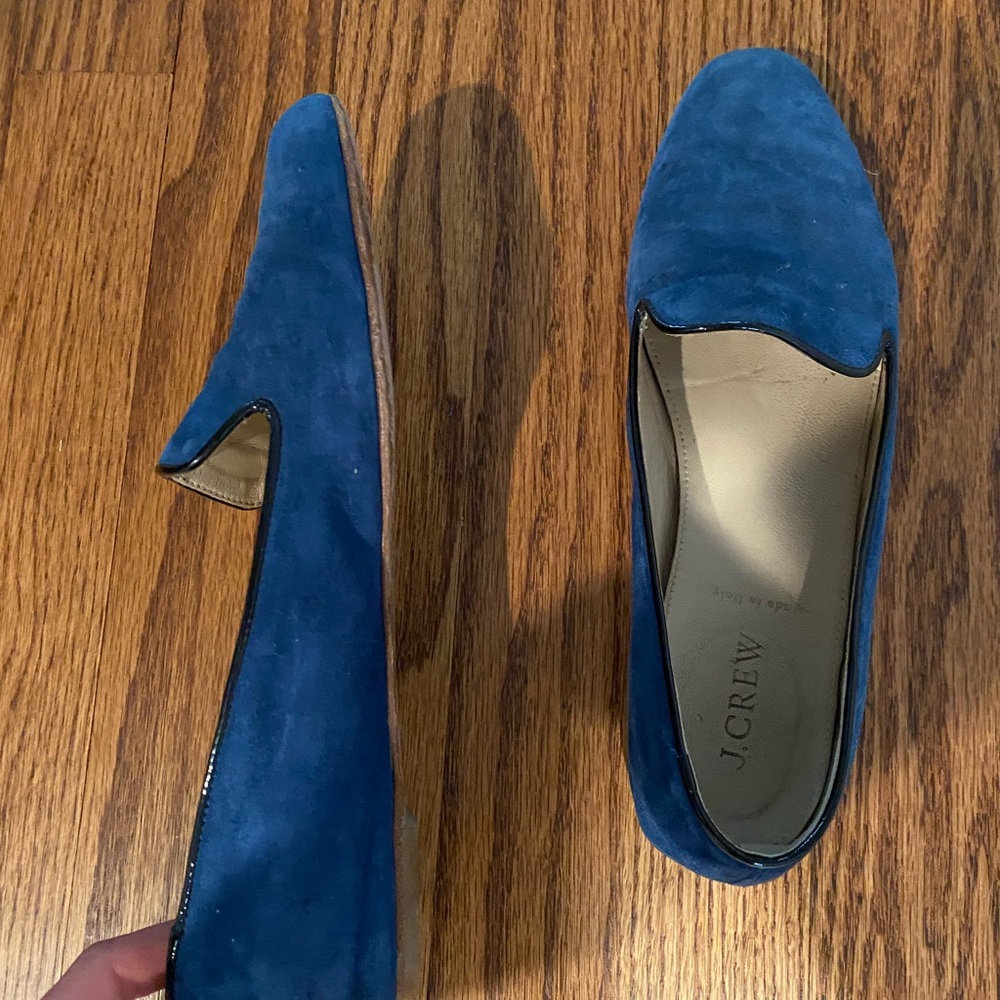 Blue Jcrew flats - Picture 2 of 3